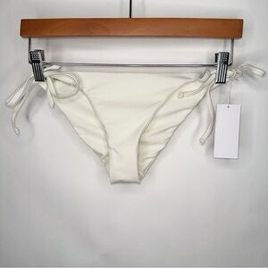 NWT WESTERLY BIKINI BOTTOM SWIMWEAR TWOPIECE SMALL WHITE